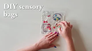Capital E easy DIY Sensory Bags