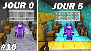 J'ai miné du diamant pendant 5 jours sur Minecraft !  Minecraft 2020 EP16