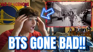 BTS 'War of Hormone' MV Reaction! BTS GONE BAD!