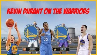 Kevin Durant to the Warriors! Wow! || NBA 2k16: My Park