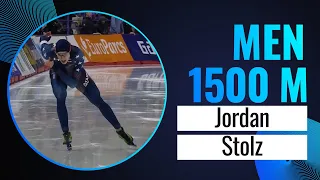 Jordan STOLZ (USA) | Gold | 1500m Men | Calgary 2024 | #SpeedSkating