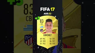 José María Giménez | FIFA EVOLUTION | FIFA 13 - FIFA 23 | #shorts