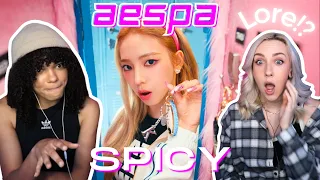 COUPLE REACTS TO aespa 에스파 Spicy MV