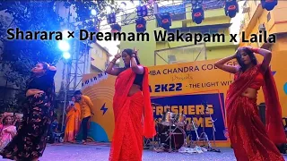 Dreamam Wakapam 😍 × Sharara😍 × Laila Main Laila|| Heramba Chandra College Freshers Party 2022||