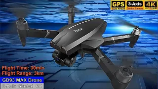 GD93 MAX 3-Axis Gimbal 6K Long Range Drone – Just Released !