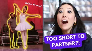 Comedians DISRESPECT Ballet?! pointe shoe fitter reacts