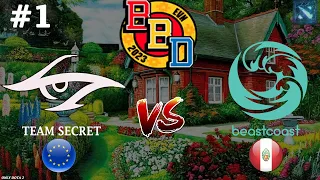 ПЕРВЫЙ МАТЧ ПЛЕЙОФФА! | Secret vs Beastcoast #1 (BO3) BetBoom Dacha