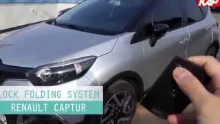 Renault Captur side mirror lock folding