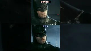 BATMAN Arkham Knight Switch/PS4 Graphics Comparison #batman #arkhamknight #switch #ps4