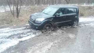 kia soul 4x4 in mud