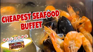 CHEAPEST Seafood Buffet 2023 | Las Vegas | Fun Sizer
