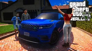 Реальная Жизнь в GTA 5 - подарил Насте новенький RANGE ROVER VELAR 2018