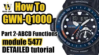 GWN-Q1000 Gulfmaster - Module 5477- Part II tutorial on all the seonsor functions