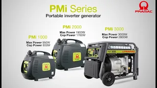 PRAMAC - PMi Series. Portable inverter generators