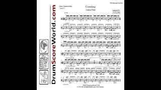 Drum Score - Linkin Park - Crawling (sample)