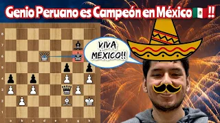 GENIO PERUANO ES CAMPEÓN EN MÉXICO😲🇲🇽🏆!! Martínez vs. Córdoba (Abierto mexicano ronda 9).