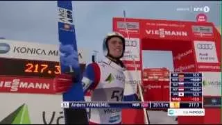 Anders Fannemel 251,5 m. Verdensrekord Vikersund 15.02.15