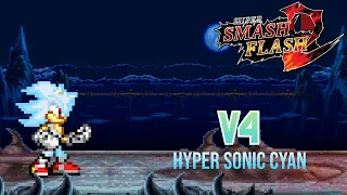 SSF2 Mods: Custom Hyper Sonic Cyan V4 Release (2k special)