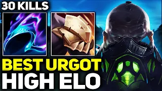 RANK 1 BEST URGOT DOMINATING HIGH ELO IN SEASON 14! | League of Legends