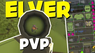 Unturned PvP - From Nothing To Most Geared (Elver Survival)