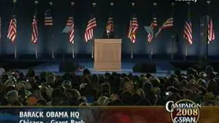 Obama Victory Speech - : Speech...