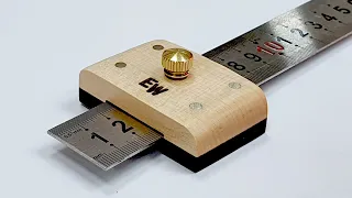 [DIY] Woodworking essential jig/ Ruler Marking Gauge~~