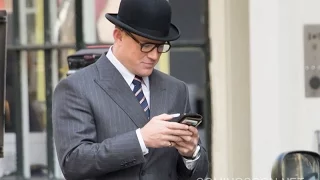 Channing Tatum Spotted on Kingsman: The Golden Circle Set