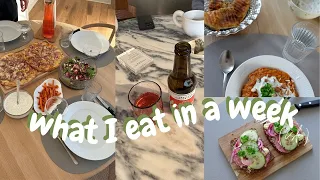 WHAT I EAT IN A WEEK; vlog