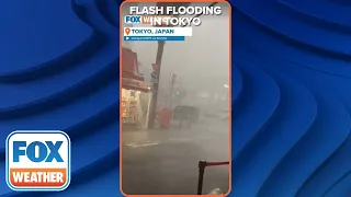 Tokoyo Sees Flash Flooding As Japan Braces For Typhoon Khanun