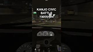 ASSETTO CORSA | KANJO | OSAKA LOOP | Honda Civic 10000rpm Battle #short vol.4