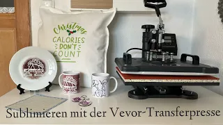 Sublimieren mit der Vevor-Transferpresse - Rabattaktion