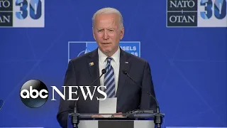 Biden holds news conference at NATO summit