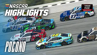 Exhilarating Race Finish at Pocono! eNASCAR Coca-Cola iRacing Series