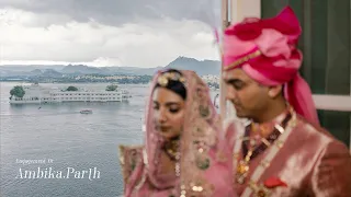 Royal Rajputana Engagement of Ambika & Parth | City Palace, Udaipur | PR Pixel