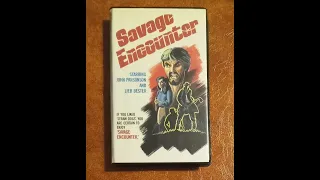 VHS RIP! SAVAGE ENCOUNTER White Knight Video 1980 AKA Demon Lust  Exploitation Horror Ozploitation