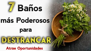 BAÑOS DE HIERBAS más PODEROSOS para Destrancar Caminos y Atraer dinero, amor, éxito