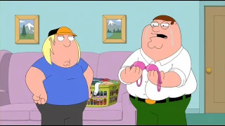 Family Guy S12 E16 Herpe the Love Sore - Chris makes Peter wear Lois's bra