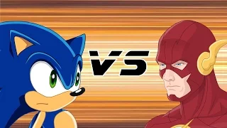 SONIC VS FLASH [THE RAP BATTLE] - Cartoon Hook-Ups