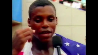 4111 Olympic Track & Field 1992 Interview Carl Lewis