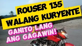 Ayaw umandandar ang motor dahil walang kuryente ganito magtrouble shoot step by step! ROUSER 135 LS!