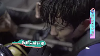 [EN SUB] 朱一龍拍戲不小心砸到眼眶，又是心疼龍哥的一天《重啟之極海聽雷》幕後花絮 Zhu Yilong hurt the rim of his eye while filming