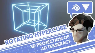 Hypercube Rotating Loop Animation