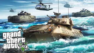 AMPHIBIOUS LANDING in GTA 5 Online!