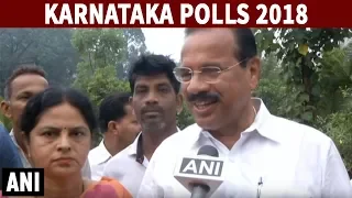 K’taka elections 2018: BJP leader DV Sadananda Gowda casts vote in Puttur