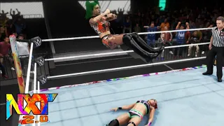 WWE 2K20 NXT TEGAN NOX VS SHOTZI (W/ EMBER MOON)
