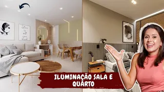 ILUMINAÇÃO PARA SALA E QUARTO - MELHORES DICAS