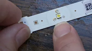 How to Solder NEW Surface Mounted LEDs in TVs Instead of Replacing Strips - MUCH CHEAPER FIX!