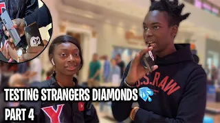 TESTING STRANGERS DIAMONDS🥶💎PT.4 FT. NICOLE TV MIAMI MALL EDITION | *NEW PUBLIC INTERVIEW*