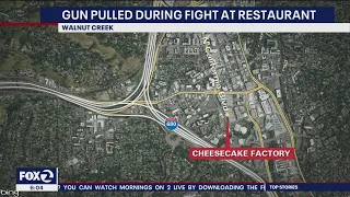 Gun pulled during fight at Cheesecake Factory in Walnut Creek