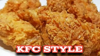 KFC style fried chicken recipe|spicy and crispy chicken fry|fentucky fried chicken|shehzadi food lab